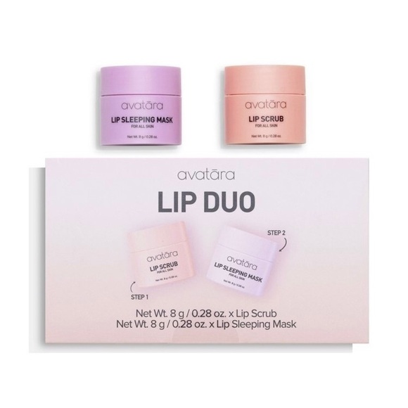 Avatara Lip Duo Set/ Includes 8 ounce lip scrub & 8 ounce lip sleeping mask - Picture 4 of 4
